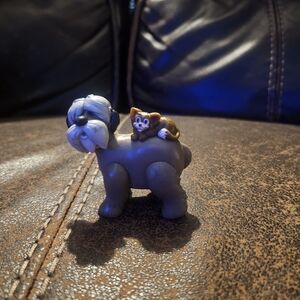 McDonalds Happy Meal Disney 101 Dalmatians Colonel and Sgt Tibs Figure